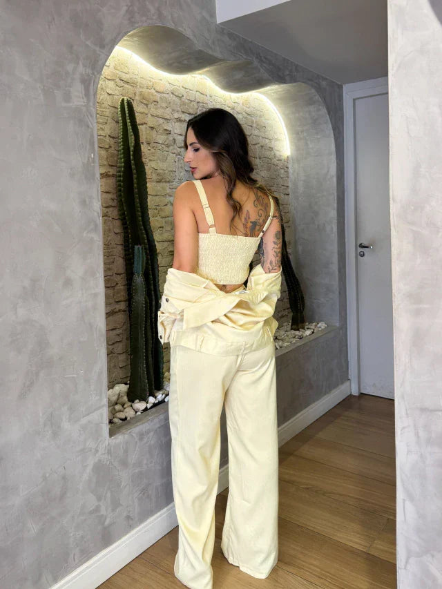 Conjunto Alfaiataria Três Peças